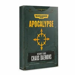 Warhammer 40K - Apocalypse: Datasheet Cards - Chaos Daemons (Games Workshop) NEW