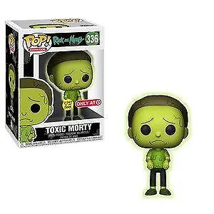 POP! Animation #336: Rick and Morty - Toxic Morty (Glows in the Dark) (Target Exclusive) (Funko POP!) Figure and Box w/ Protector