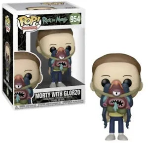 POP! Animation #954: Rick and Morty - Morty With Glorzo (Funko POP!) Figure and Box w/ Protector