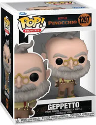 Funko POP! Movies #1297: Netflix Pinocchio - Geppetto (Funko POP!) Figure and Box w/ Protector