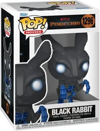 Funko POP! Movies #1296: Netflix Pinocchio - Black Rabbit (Funko POP!) Figure and Box w/ Protector