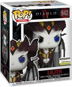 POP! Games #942: Diablo IV - Lilith (Amazon Exclusive) (Glows in the Dark) (Funko POP!) Figure and Box