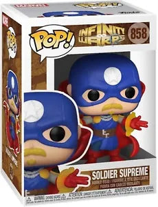 POP! Marvel #858: Infinity Warps - Soldier Supreme (Funko POP!) Figure and Box w/ Protector