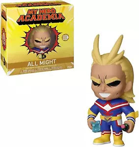 My Hero Academia: All Might (5 Five Star) (Funimation) (Funko) Figure, 2 Accessories, and Box