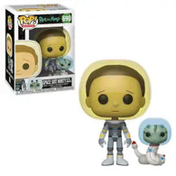 POP! Animation #690: Rick and Morty - Space Suit Morty with Snake (Funko POP!) Figure and Box w/ Protector