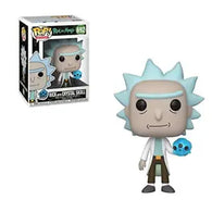 POP! Animation #692: Rick and Morty - Rick with Crystal Skull (Funko POP!) Figure and Box w/ Protector
