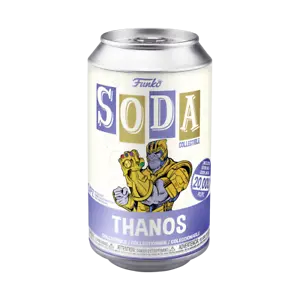 Marvel Avengers Endgame: Thanos (Funko Soda Figure) Includes: Figure, POG Coin, and Can