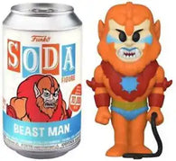 MOTU He-Man: Masters of the Universe - Beast Man (Funko Soda Figure) Includes: Figure, POG Coin, and Can