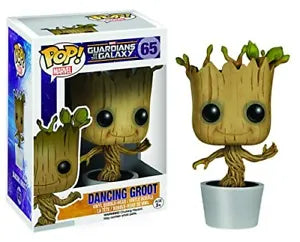 POP! Marvel #65: Guardians of the Galaxy - Dancing Groot (Funko POP!) Figure and Box w/ Protector