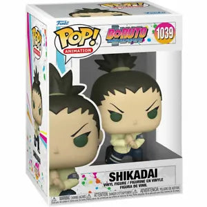 POP! Animation #1039: BORUTO Naruto Next Generation - Shikadai (Funko POP!) Figure and Box w/ Protector