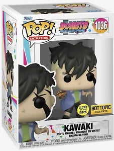 POP! Animation #1036: BORUTO Naruto Next Generation - Kawaki (Glows in the Dark) (Hot Topic Exclusive) (Funko POP!) Figure and Box w/ Protector