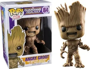 POP! Marvel #84: Guardians of the Galaxy - Angry Groot (Funko POP!) Figure and Box w/ Protector