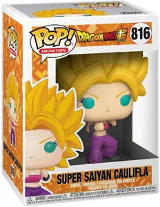 POP! Animation #816: Dragon Ball Super - Super Saiyan Caulifla (Funko POP!) Figure and Box w/ Protector