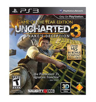 Uncharted 3: Drake's Deception [Game Of The Year] (Playstation 3) NEW