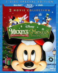 Mickey's Once Upon A Christmas & Mickey Twice Upon Christmas (Blu-ray + DVD) Pre-Owned