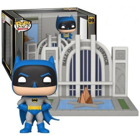 POP! Town #09: Batman with The Hall of Justice (Funko POP!) Figure and Box