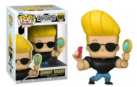 POP! Animation #1069: Cartoon Network: Johnny Bravo (Funko POP!) Figure and Box w/ Protector