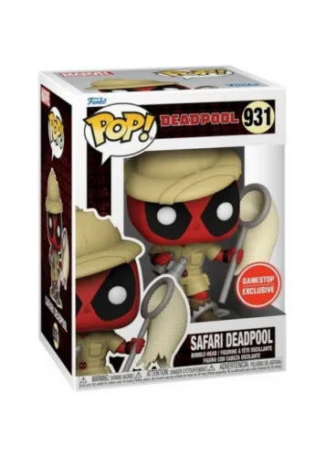 POP! Marvel #931: Safari Deadpool (GameStop Exclusive) (Funko POP! Bobble-Head) Figure and Box w/ Protector