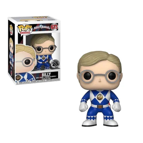 POP! Television #673: Saban's Power Rangers - Billy (You've Got The Power 25 Years) (Funko POP!) Figure and Box w/ Protector