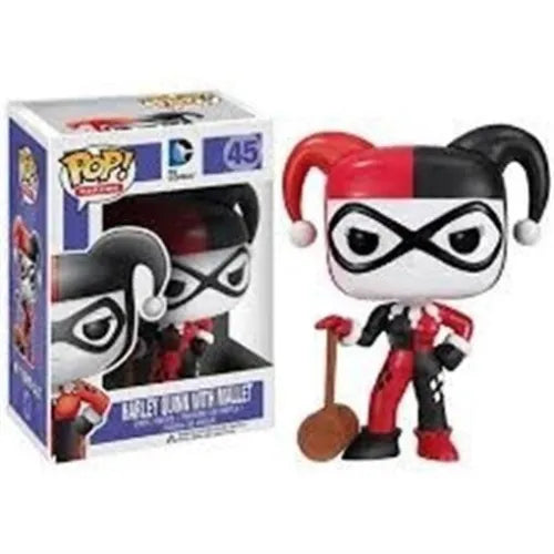 POP! Heroes #45: DC Super Heroes - Harley Quinn with Mallet (Funko POP!) Figure and Box w/ Protector