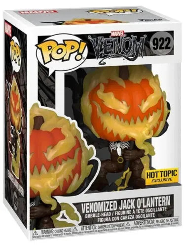 POP! Marvel #922: Venom - Venomized Jack O'Lantern (Hot Topic Exclusive) (Funko POP!) Figure and Box w/ Protector