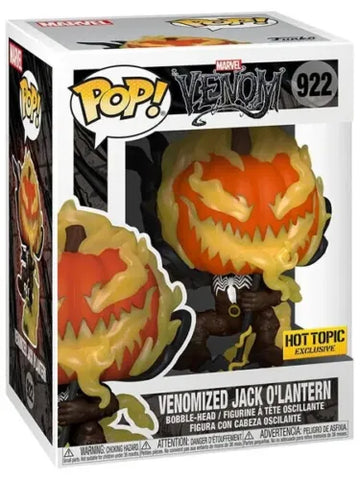 POP! Marvel #922: Venom - Venomized Jack O'Lantern (Hot Topic Exclusive) (Funko POP!) Figure and Box w/ Protector