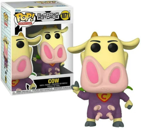 POP! Animation #1071: Cartoon Network - Cow and Chicken - Cow (Funko POP!) Figure and Box w/ Protector