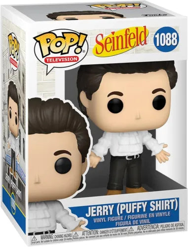 POP! Television #1088: Seinfeld - Jerry (Puffy Shirt) (Funko POP!) Figure and Box w/ Protector