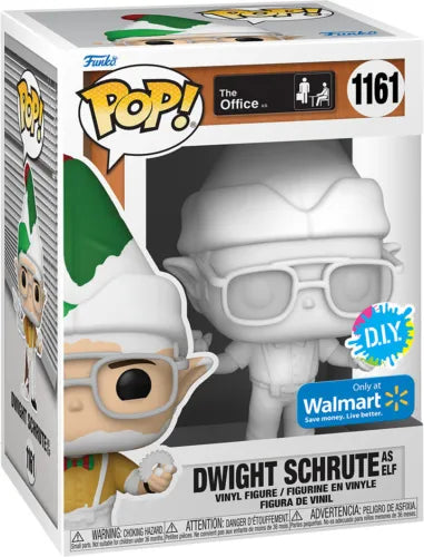 POP! Television #1161: The Office - Dwight Schrute as Elf D.I.Y. (Walmart Exclusive) (Funko POP!) Figure and Box w/ Protector