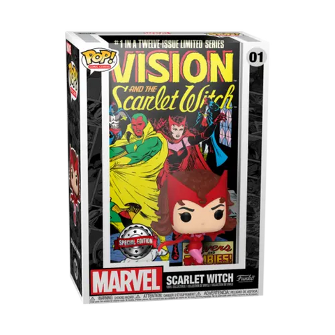 POP! Comic Covers #01: Marvel - Scarlet Witch (Target Exclusive) (Funko POP!) Figure and Hard Case in Box