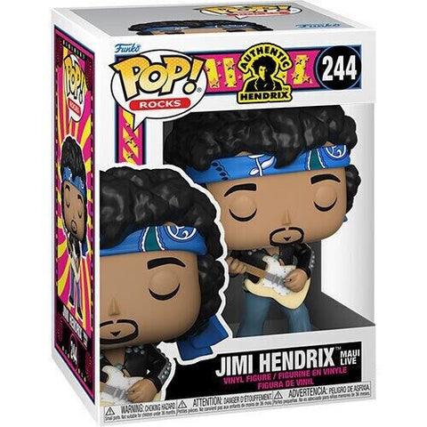 POP! Rocks #244: Jimi Hendrix Mauhi Live (Funko POP!) Figure and Box w/ Protector
