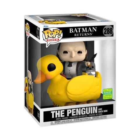 POP! Rides #288: Batman Returns - The Penguin and Duck Ride (2022 Summer Convention Limited Edition) (Funko POP!) Figure and Box