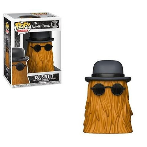 POP! Television #814: The Addams Family - Cousin Itt (Funko POP!) Figure and Box w/ Protector