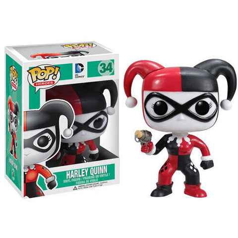 POP! Heroes #34: DC Comics - Harley Quinn (Funko POP!) Figure and Box w/ Protector