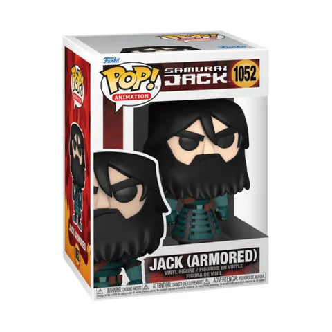 POP! Animation #1052: Samurai Jack - Jack (Armored) (Funko POP!) Figure and Box w/ Protector