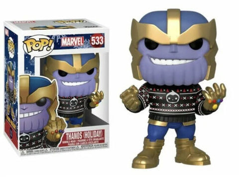 POP! Marvel #533: Thanos (Holiday) (Funko POP! Bobblehead) Figure and Box w/ Protector*