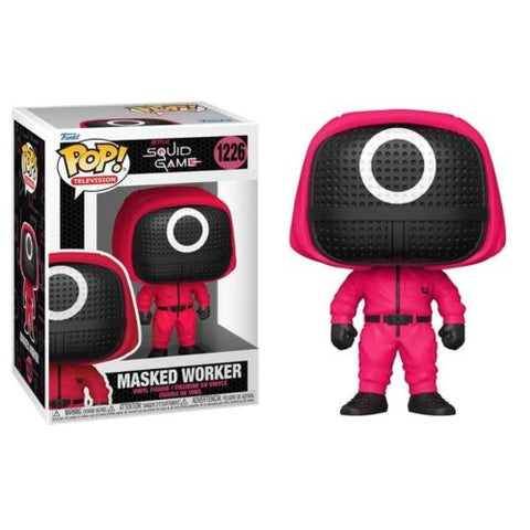 POP! Television #1226: Squid Game - Round Masked Worker (Funko POP!) Figure and Box w/ Protector