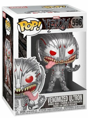 POP! Marvel #596: Venom - Venomized Ultron (Funko POP! Bobblehead) Figure and Box w/ Protector