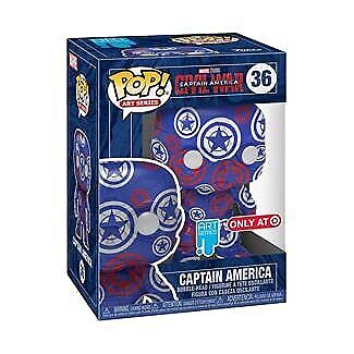 POP! Art Series #36: Marvel Studios - Captain America Civil War (Target Exclusive) (Funko POP! Bobblehead) Figure and Box w/ Protector