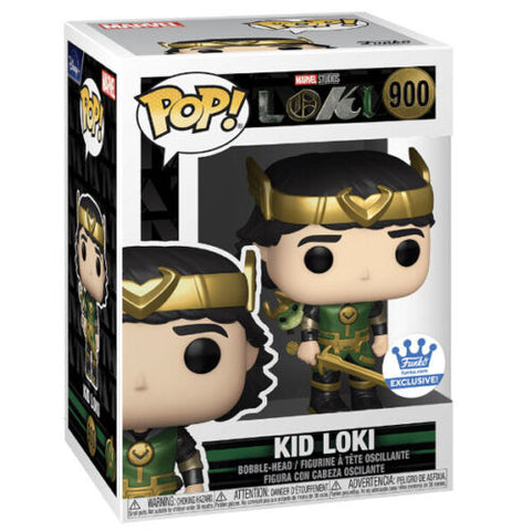 POP! Marvel Studios #900: Kid Loki (Funko.com Exclusive) (Funko POP! Bobblehead) Figure and Box w/ Protector