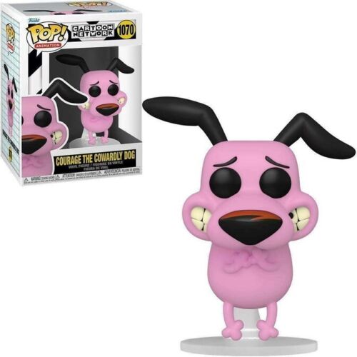 POP! Animation #1070: Cartoon Network: Courage The Cowardly Dog (Funko POP!) Figure and Box w/ Protector (Box Damage)