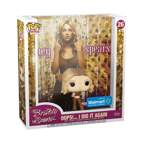 POP! Albums #26: Britney Spears - Oops!... I Did It Again (Walmart Exclusive) (Funko POP!) Figure and Hard Case in Box