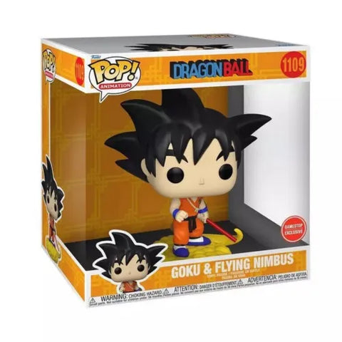 POP! Animation #1109: Dragon Ball - Goku & Flying Numbus (GameStop Exclusive) (Funko POP!) Figure and Box