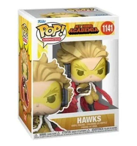 POP! Animation #1141: My Hero Academia - Hawks (Funko POP!) Figure and Box w/ Protector