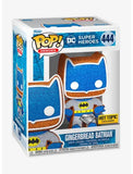 POP! Heroes #444: DC Super Heroes - Gingerbread Batman (Diamond Collection) (Hot Topic Exclusive) (Funko POP!) Figure and Box w/ Protector