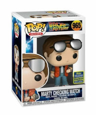POP! Movies #965: Back To The Future - Marty Checking Watch (2020 Summer Convention Limited Edition Exclusive) (Funko POP!) Figure and Box w/ Protector