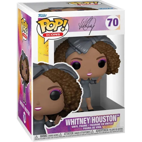 POP! Icons #70: Whitney Houston (Diamond Collection) (Target Exclusive) (Funko POP!) Figure and Box w/ Protector