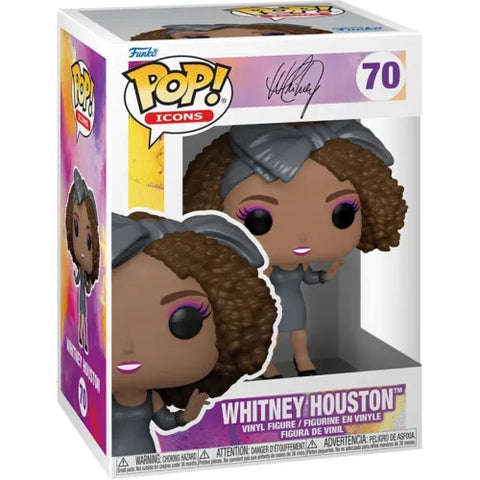 POP! Icons #70: Whitney Houston (Diamond Collection) (Target Exclusive) (Funko POP!) Figure and Box w/ Protector