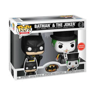 Funko POP! Heroes 2 Pack: Batman & The Joker (GameStop Exclusive) (Funko POP!) Figure and Box