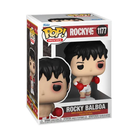 POP! Movies #1177: Rocky 45th Anniversary - Rocky Balboa (Funko POP!) Figure and Box w/ Protector